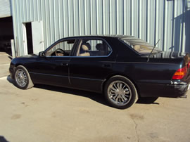 1996 LEXUS LS 400 4 DOOR SEDAN 4.0L V8 AT RWD COLOR BLUE Z13583