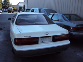 1995 LEXUS ES300 MODEL 4 DOOR SEDAN 3.0L V6 AT 2WD COLOR WHITE Z14597