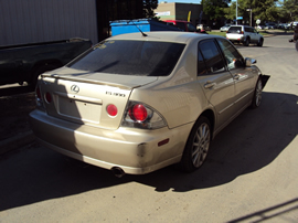 2004 LEXUS IS 300 4 DOOR SEDAN 3.0L IN LINE 6 AT/MT RWD COLOR GOLD Z13425