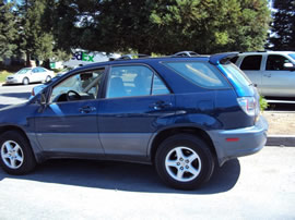 2002 LEXUS RX300 COACH MODEL 3.0L V6 AT AWD COLOR BLUE Z14673