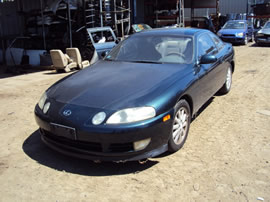 1992 LEXUS SC400 MODEL 2 DOOR COUPE 4.0L V8 AT RWD COLOR GREEN Z14678