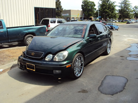 1998 LEXUS GS 400 MODEL 4 DOOR SEDAN 4.0L AT 2WD COLOR GREEN Stock # Z13435