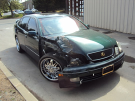 1998 LEXUS GS 400 MODEL 4 DOOR SEDAN 4.0L AT 2WD COLOR GREEN Stock # Z13435