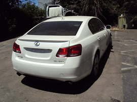 2007 LEXUS GS350 MODEL 4 DOOR SEDAN 3.5L V6 AT 2WD COLOR WHITE Z14696