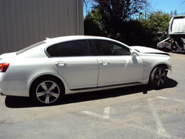 2007 LEXUS GS350 MODEL 4 DOOR SEDAN 3.5L V6 AT 2WD COLOR WHITE Z14696