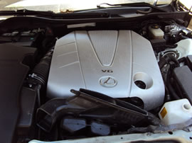 2007 LEXUS GS350 MODEL 4 DOOR SEDAN 3.5L V6 AT 2WD COLOR WHITE Z14696