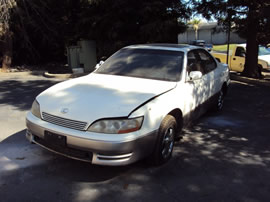 1992 LEXUS ES300 4 DOOR SEDAN 3.0L V6 AT 2WD COLOR WHITE Z14703