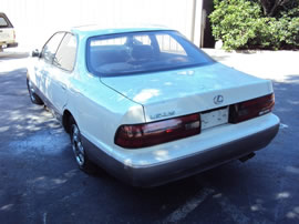 1992 LEXUS ES300 4 DOOR SEDAN 3.0L V6 AT 2WD COLOR WHITE Z14703