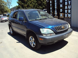 2001 LEXUS RX300 STD MODEL SUV 3.0L V6 AT AWD COLOR BLUE Z13473