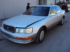 1991 LEXUS LS400 STD MODEL 4 DOOR SEDAN 4.0L V8 2WD COLOR WHITE Z13508 