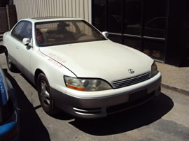 1993 LEXUS ES300 MODEL 4 DOOR SEDAN 3.0L V6 AT 2WD COLOR WHITE Z13517