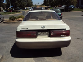 1993 LEXUS ES300 MODEL 4 DOOR SEDAN 3.0L V6 AT 2WD COLOR WHITE Z13517