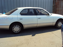 1996 LEXUS LS400 MODEL 4 DOOR SEDAN 4.0L V6 AT 2WD COLOR WHITE Z13529