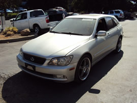 2002 LEXUS IS300 4 DOOR STATION WAGON 3.0L IN LINE AT RWD COLOR SILVER Z14758