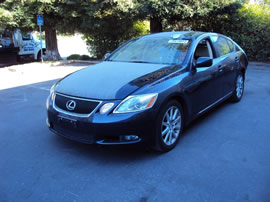 2006 LEXUS GS300 4 DOOR SEDAN STD MODEL 3.0L V6 AT 6SPD 2WD COLOR BLUE Z13542