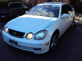 1999 LEXUS 4 DOOR SEDAN GS400 MODEL 4.0L V8 AT RWD COLOR WHITE Z13548