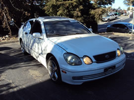 1999 LEXUS 4 DOOR SEDAN GS400 MODEL 4.0L V8 AT RWD COLOR WHITE Z13548