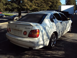 1999 LEXUS 4 DOOR SEDAN GS400 MODEL 4.0L V8 AT RWD COLOR WHITE Z13548