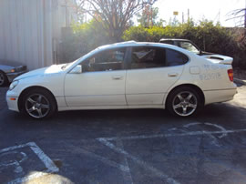 1999 LEXUS 4 DOOR SEDAN GS400 MODEL 4.0L V8 AT RWD COLOR WHITE Z13548