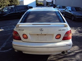 1999 LEXUS 4 DOOR SEDAN GS400 MODEL 4.0L V8 AT RWD COLOR WHITE Z13548