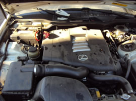 1999 LEXUS 4 DOOR SEDAN GS400 MODEL 4.0L V8 AT RWD COLOR WHITE Z13548