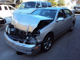 2002 LEXUS GS300 MODEL 4 DOOR SEDAN 3.0L AT 2WD COLOR SILVER Z13581