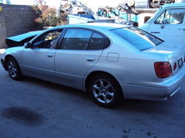 2002 LEXUS GS300 MODEL 4 DOOR SEDAN 3.0L AT 2WD COLOR SILVER Z13581