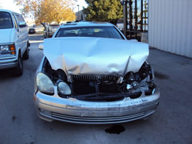 2002 LEXUS GS300 MODEL 4 DOOR SEDAN 3.0L AT 2WD COLOR SILVER Z13581
