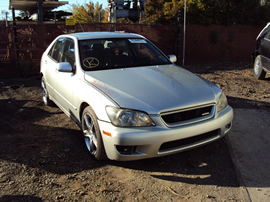 2002 LEXUS IS 300 4 DOOR SEDAN 3.0L MT  RWD COLOR SILVER STK Z12332